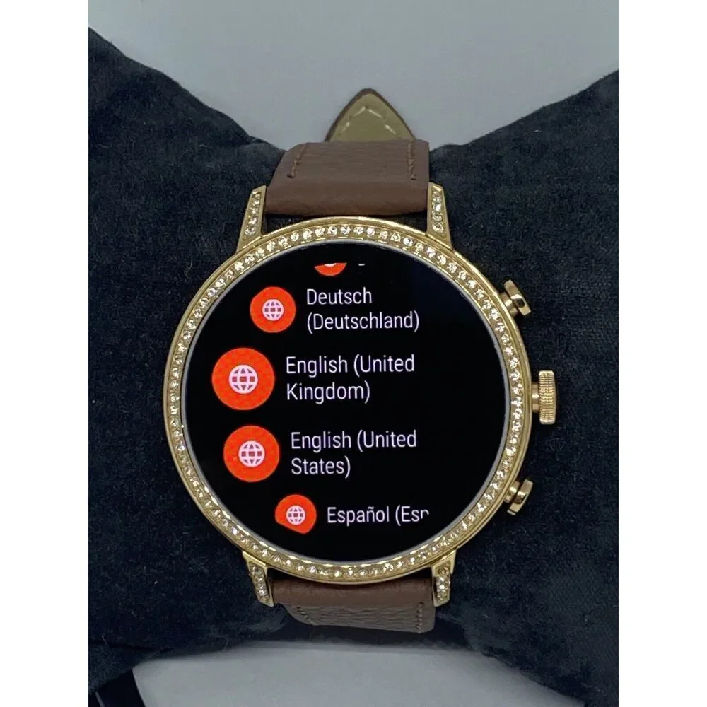 Fossil Gen 4 Authentic Digital Dial Smart Watch Custom Band FTW6015 AB373